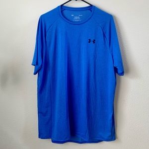 Blue Mens Under Armour Lightweight T-Shirt